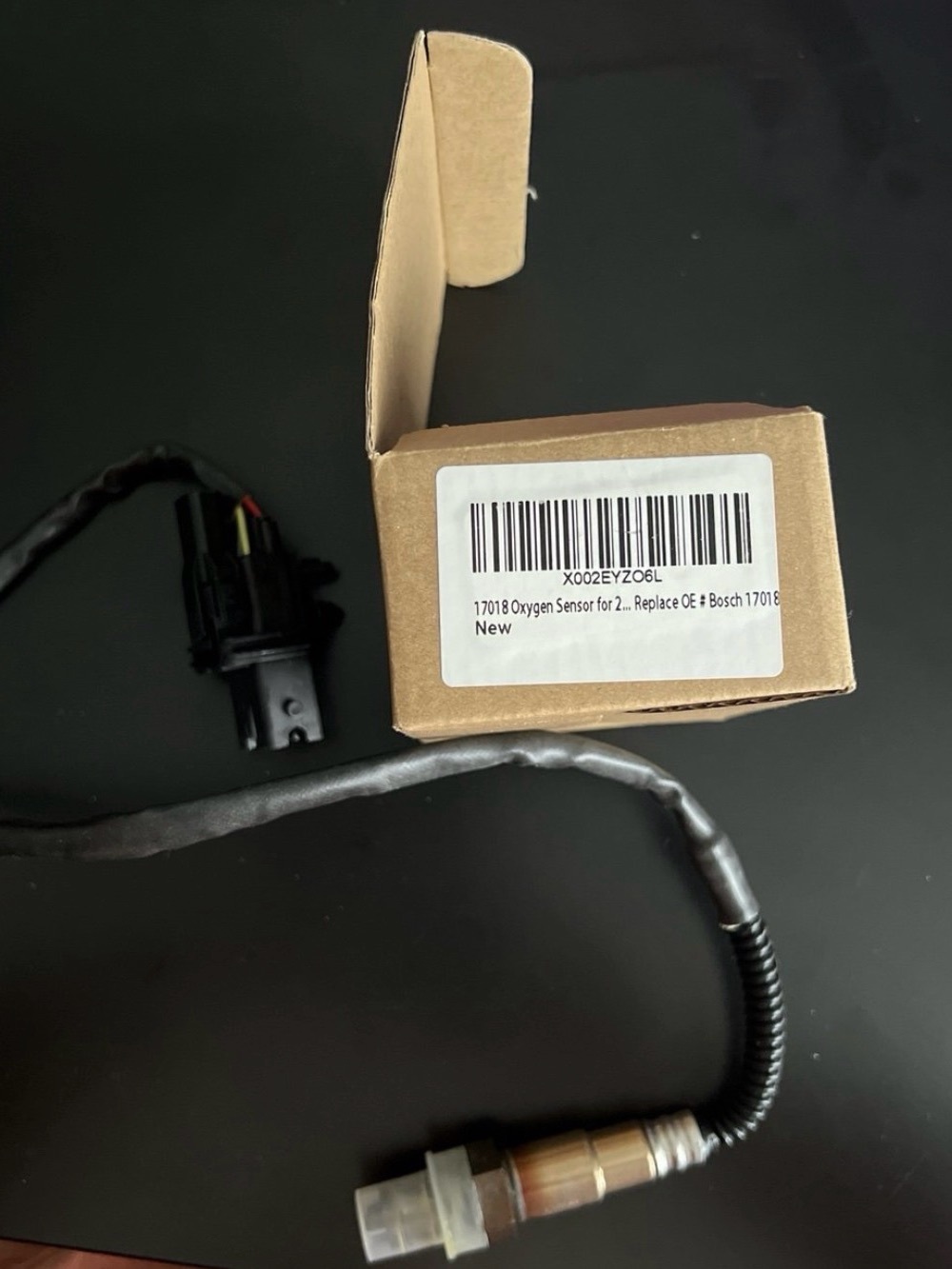 New aftermarket oxygen sensor – replacement for Bosch 17018